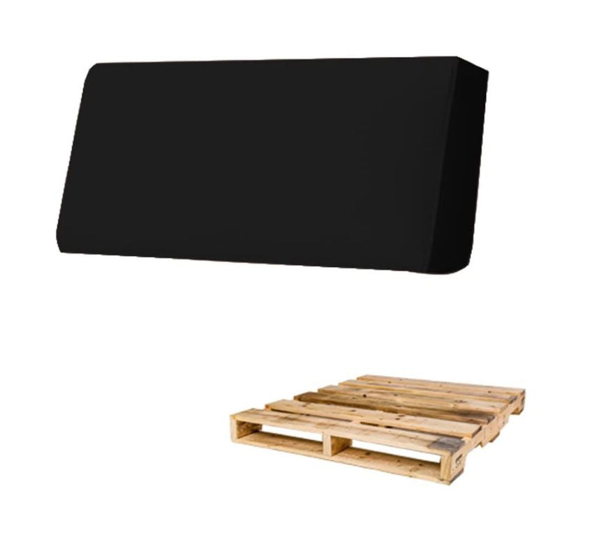 ECO BACK, Schienale per Pallet Rigido in Ecopelle 120x30 H15, Nero,  Arketicom