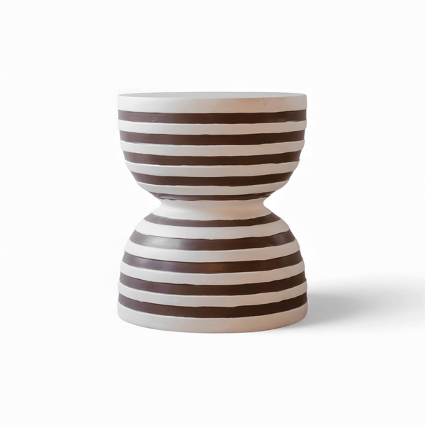 Indore Home - Side Table - Stripe - MgO