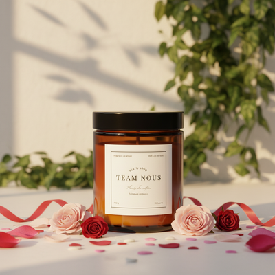 Limited Edition Valentine's Day Candle 35h - Team Us - Pear Vanilla