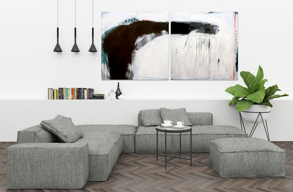 And you are my road ...(diptych) 80x160