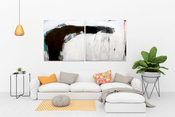 And you are my road ...(diptych) 80x160