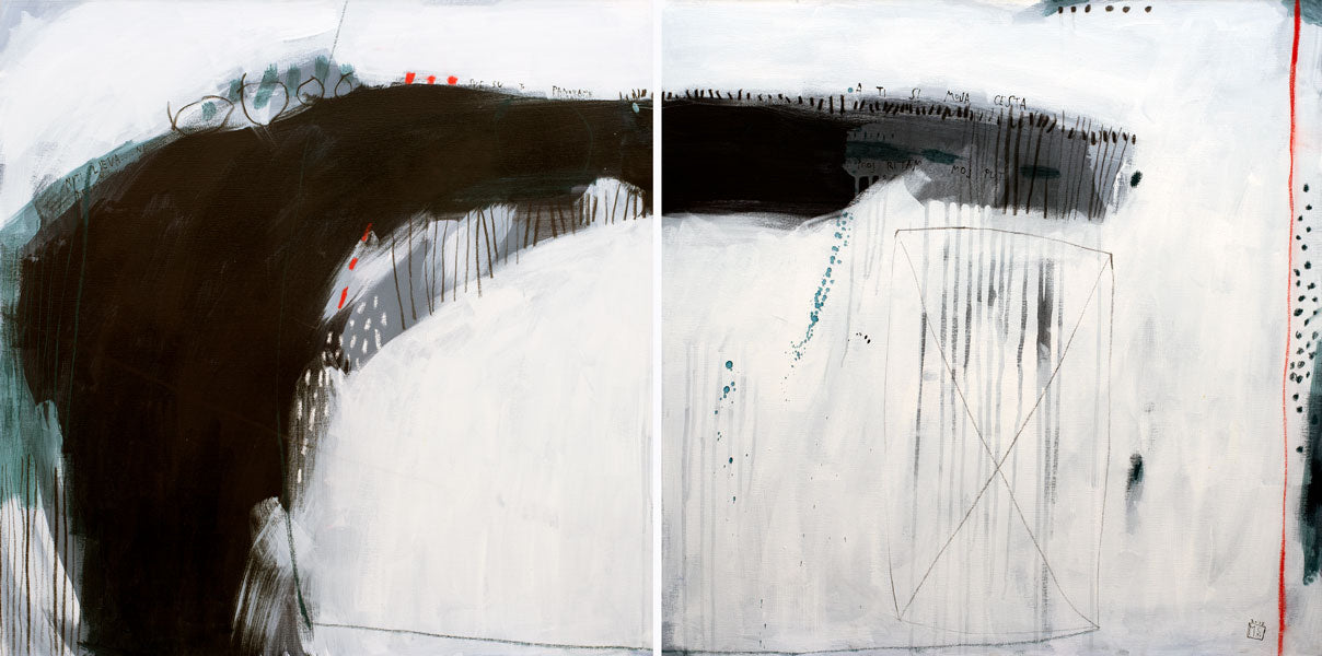 And you are my road ...(diptych) 80x160