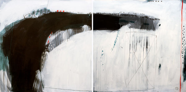 And you are my road ...(diptych) 80x160