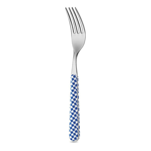 4 Table Forks - Blue Houndstooth BD14016B
