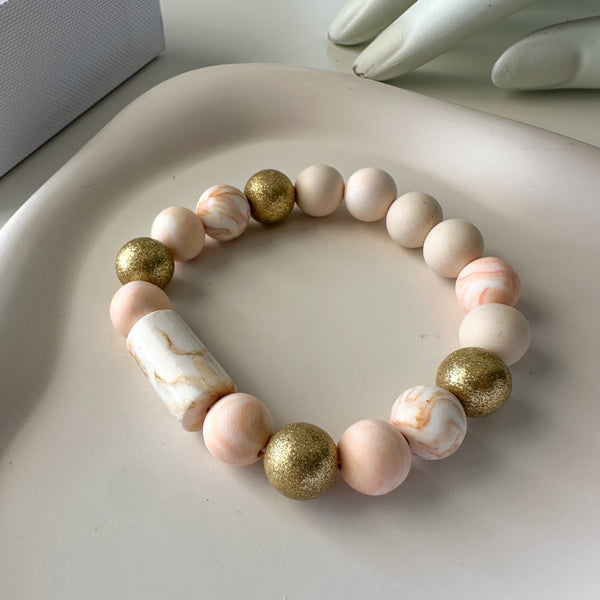 bracelet | BULB LIMITED | orange, gold #1