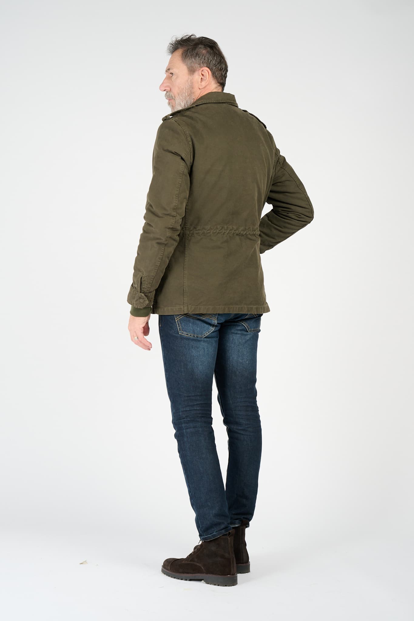 Parka Uomo Sahariana Eco-montone - Barone Firenze