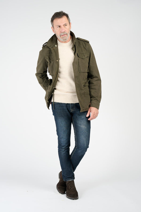 Parka Uomo Sahariana Eco-montone - Barone Firenze