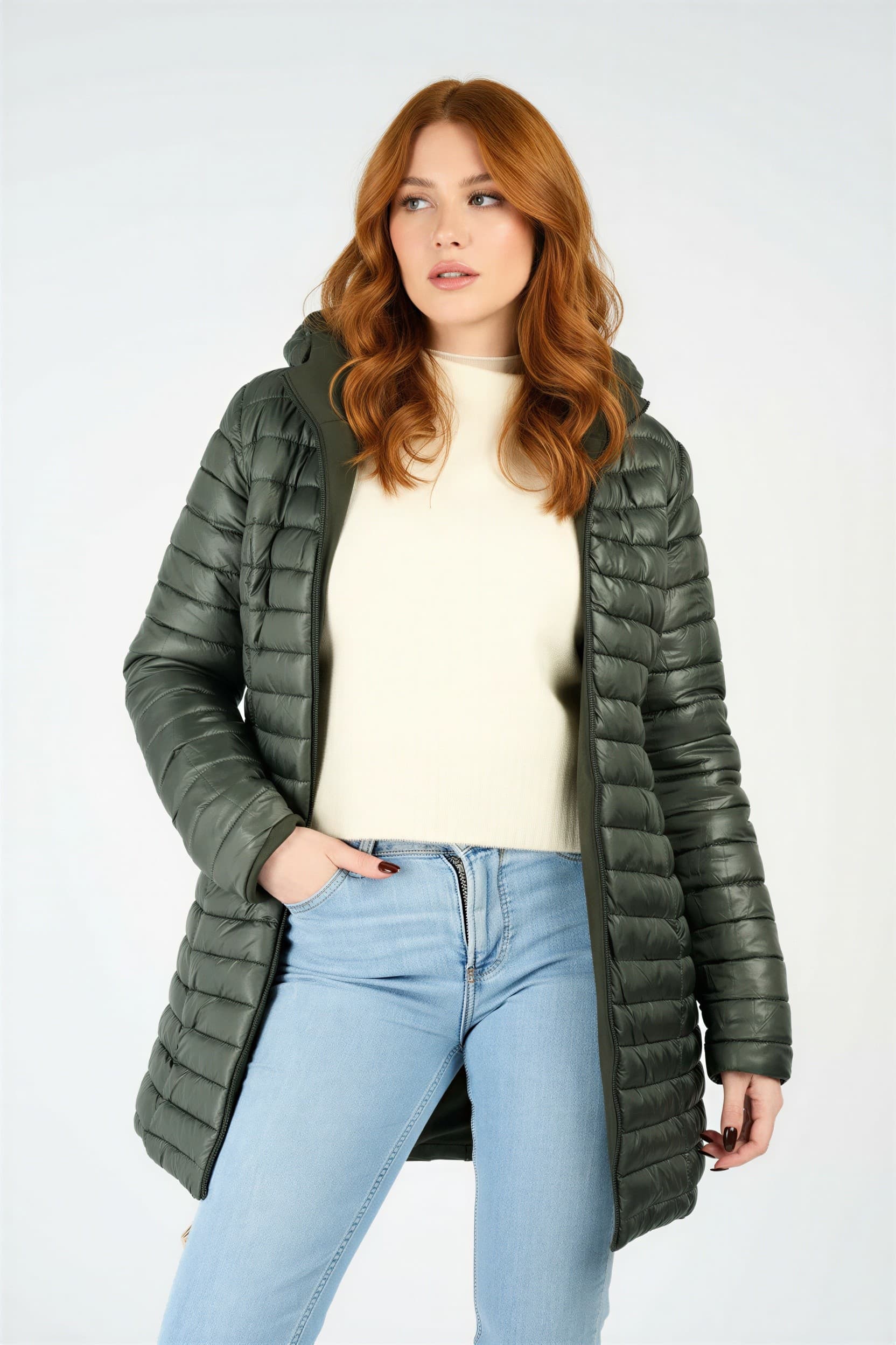 Piumino Termico Donna Lungo - Barone Firenze