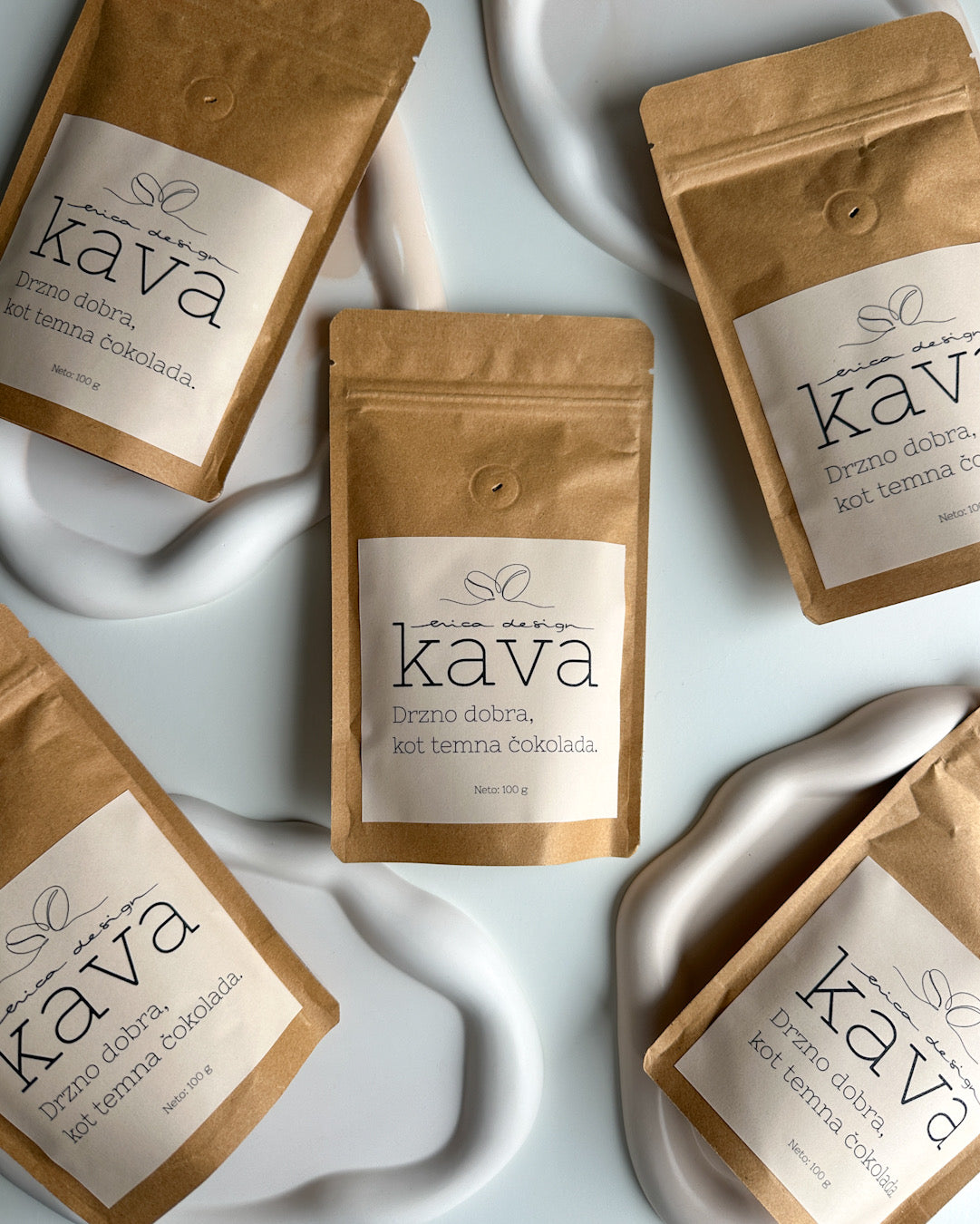 Coffee & Glow | Gift Package Coffee + Bow Earrings