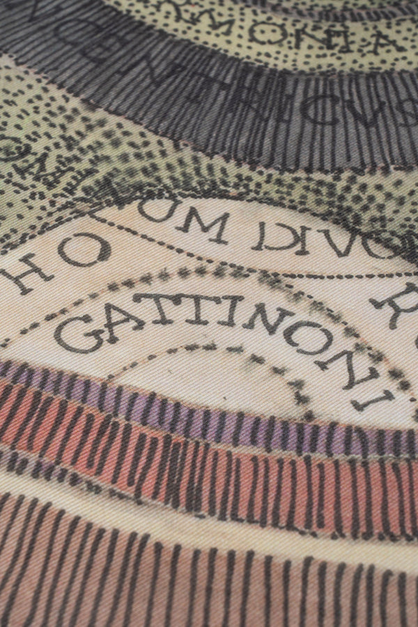 Planetarium Watercolor Silk Pashmina