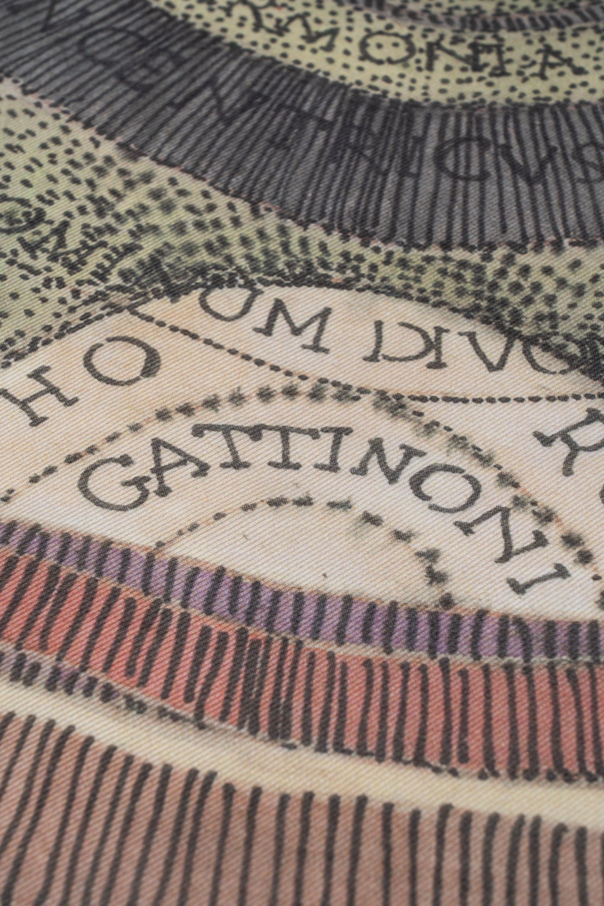 Planetarium Watercolor Silk Pashmina