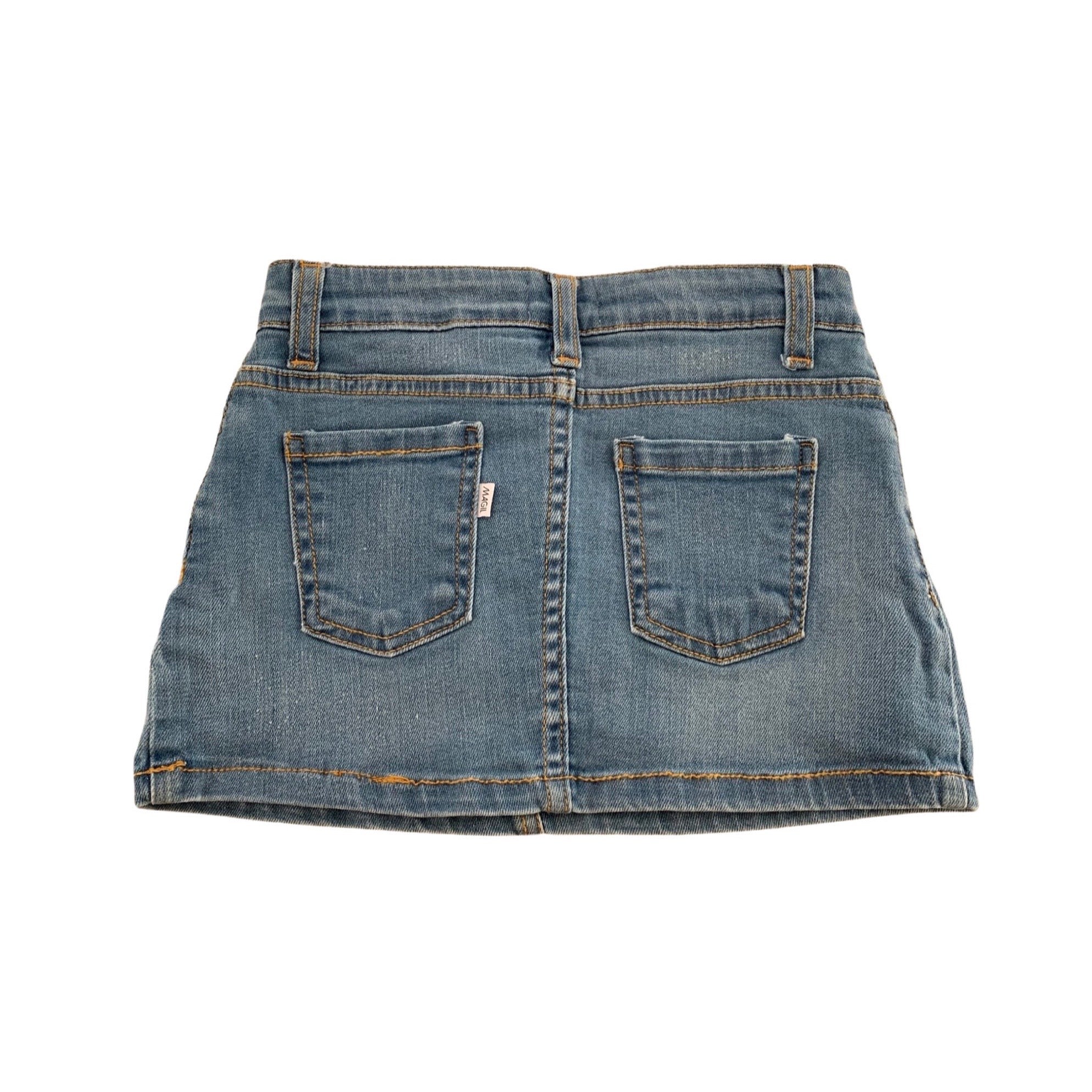 BLUE MINI SKIRT