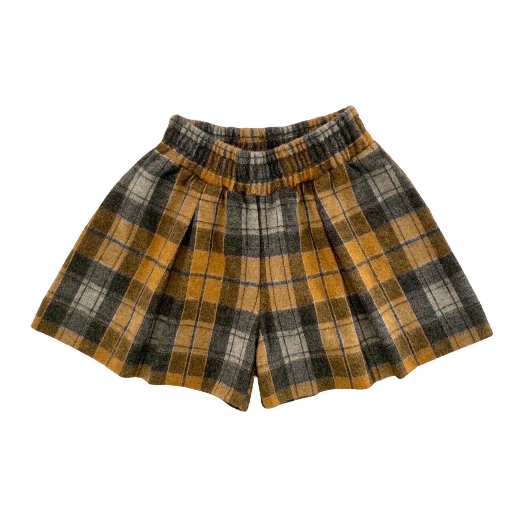 CHECKERED BERMUDA SHORTS