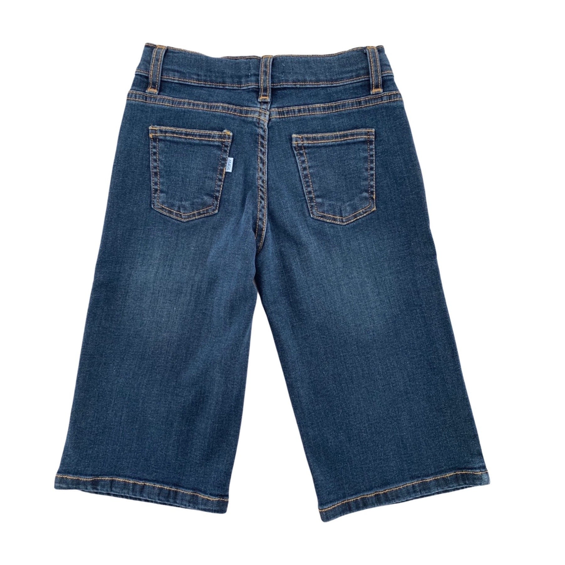 JEANS GAMBA LARGA BLU