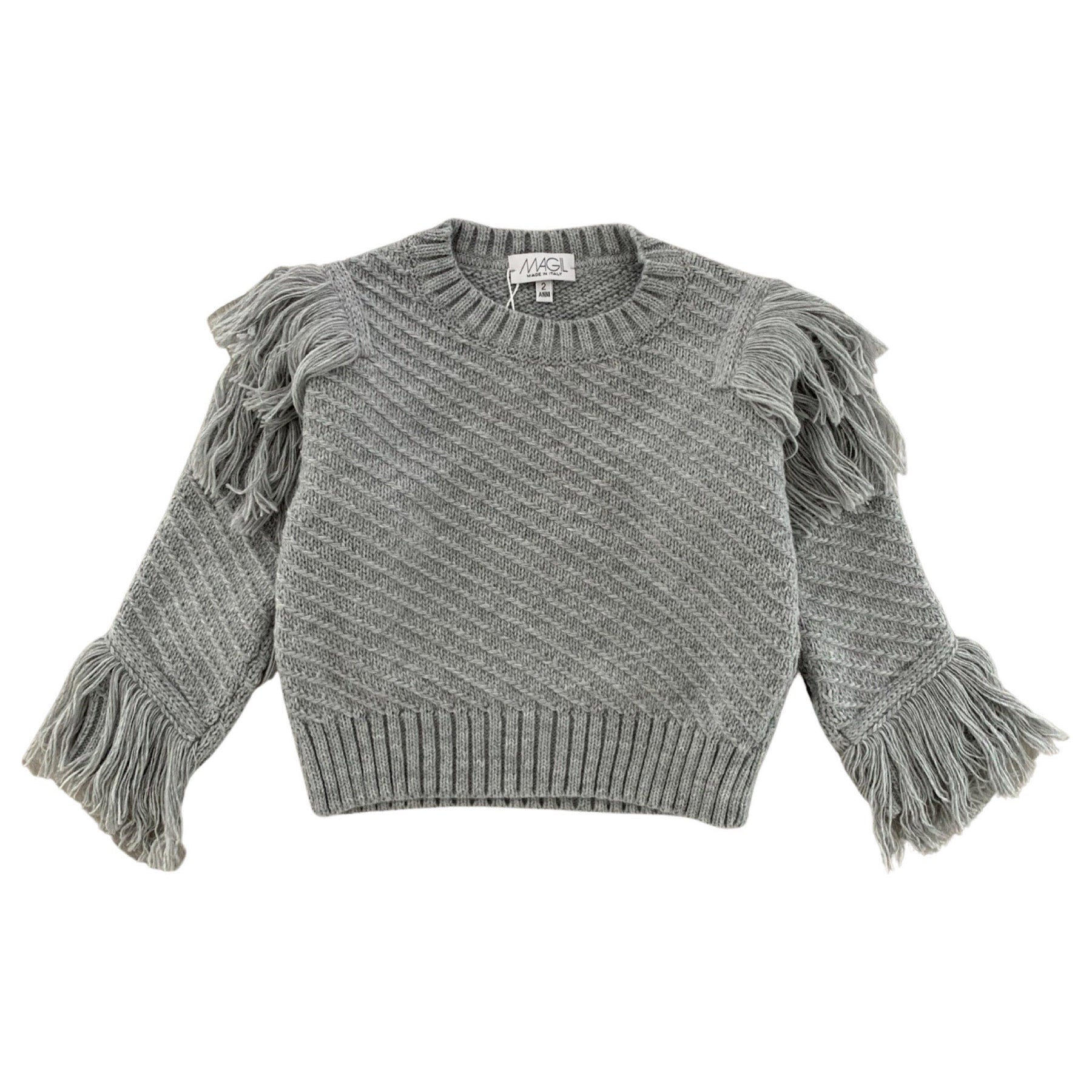 SWEATER WITH FRINGES