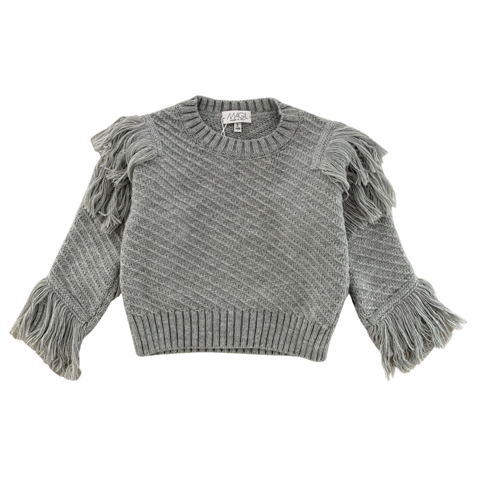 SWEATER WITH FRINGES