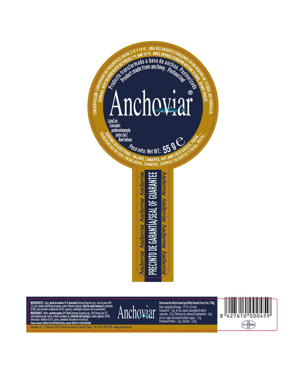ANCHOVIAR, anchovy spheres 55g