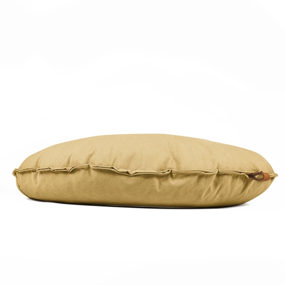 ANDROMEDA | Cuscino da pavimento ellittico in cotone (6072032559298) #color_Giallo