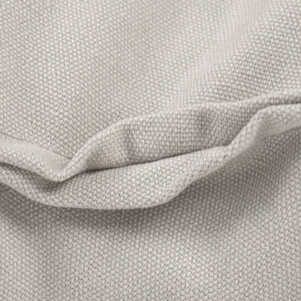 ANDROMEDA | Cuscino da pavimento ellittico in cotone (6072032559298) #color_Bianco-Crema