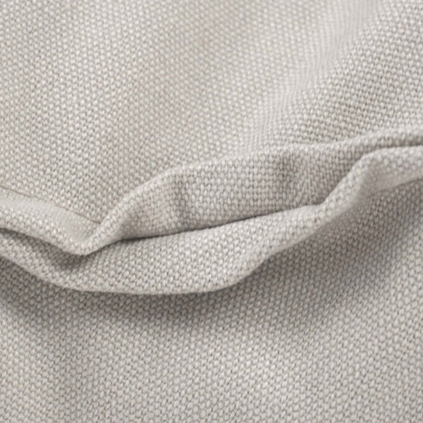 ANDROMEDA | Cuscino da pavimento ellittico in cotone (6072032559298) #color_Bianco-Crema