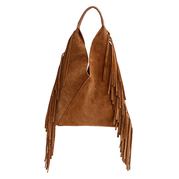 ARIZONA - Suede Leather Fringe Bag