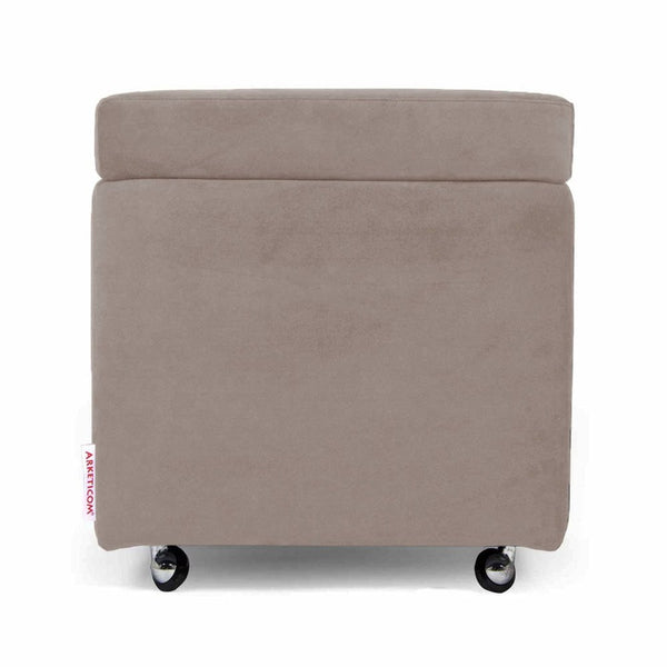 PANDORA 42 MF SWING | Pouf Contenitore Cubo con Ruote in Microfibra (2036950827077)