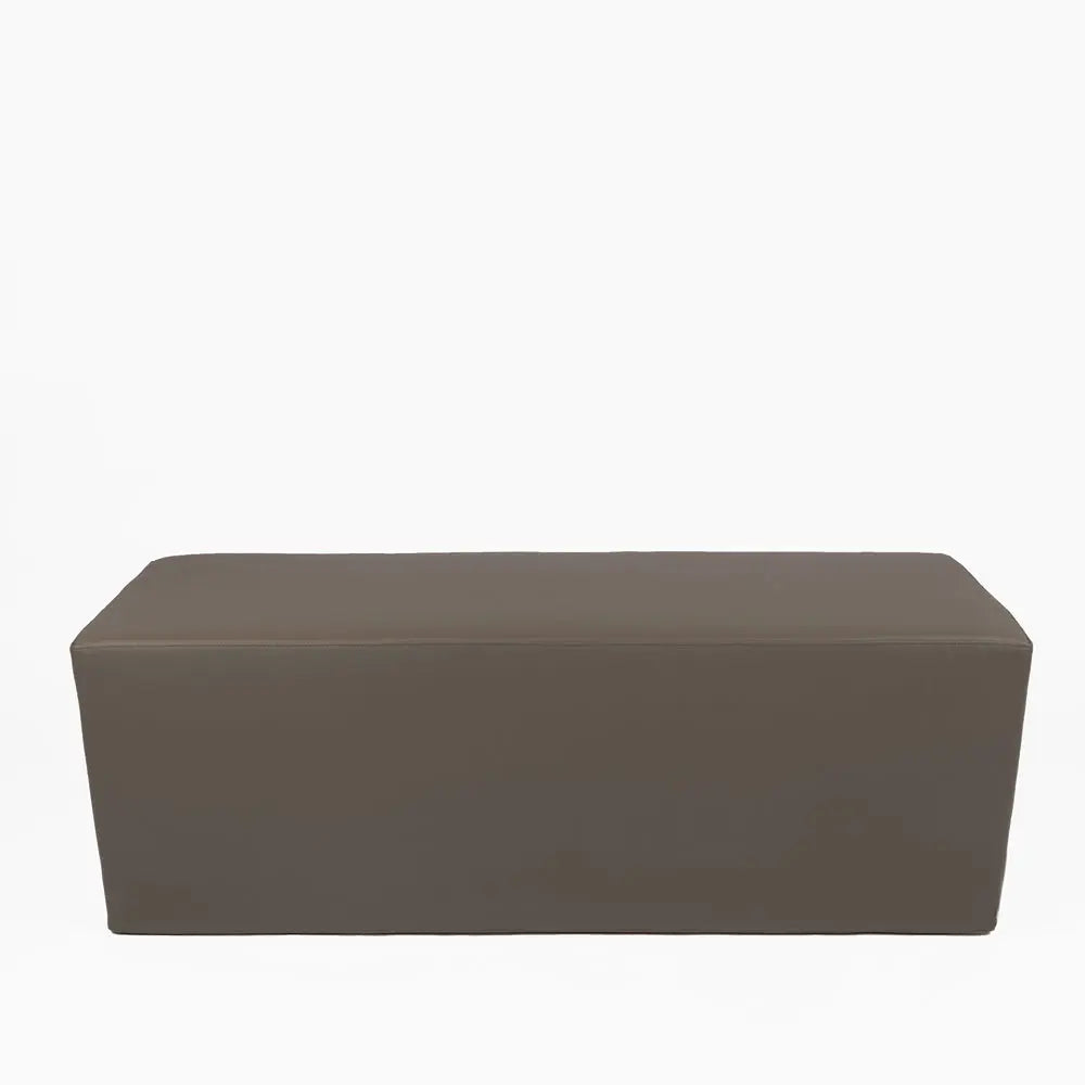 HORIZON 84, Pouf Panca in Ecopelle Sfoderabile #color_tortora (2020366942277)