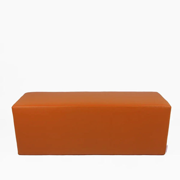 HORIZON 84, Pouf Panca Poggiapiedi in Ecopelle Sfoderabile 84x42 h 42, ,  Arketicom