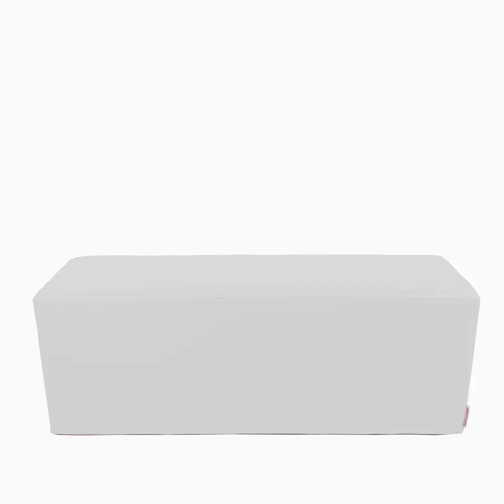 HORIZON 84, Pouf Panca Poggiapiedi in Ecopelle Sfoderabile 84x42 h 42, ,  Arketicom