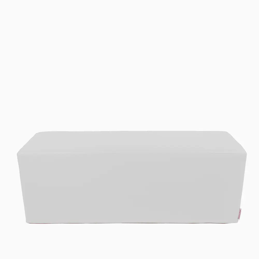 HORIZON 84, Pouf Panca Poggiapiedi in Ecopelle Sfoderabile 84x42 h 42, ,  Arketicom