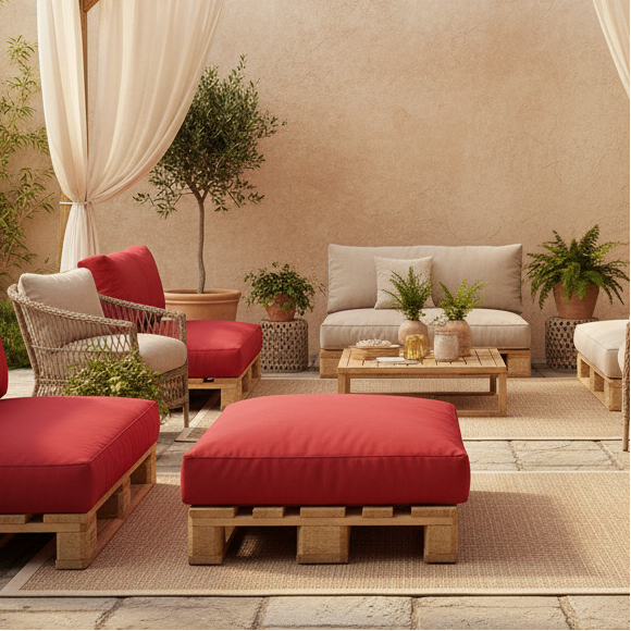 SOFT PALLET, Soft Seat Cushion for Outdoor Pallets 60x60