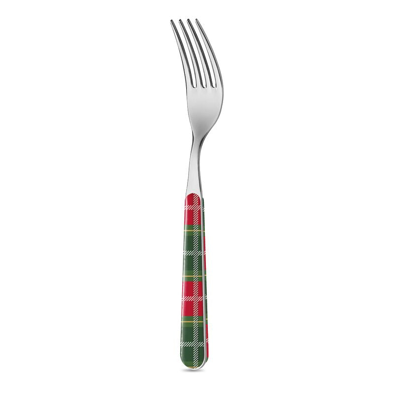 6 Table Forks - Red Green Tartan BD14276