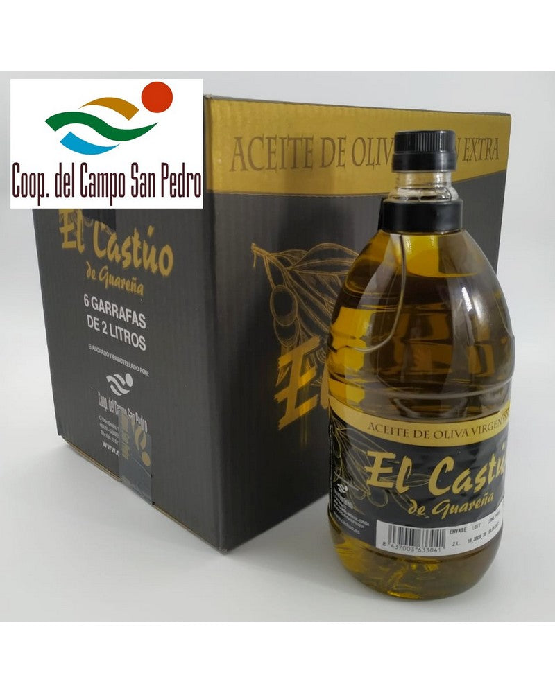 Aceite de Oliva Virgen Extra 6 garrafas de 2 L