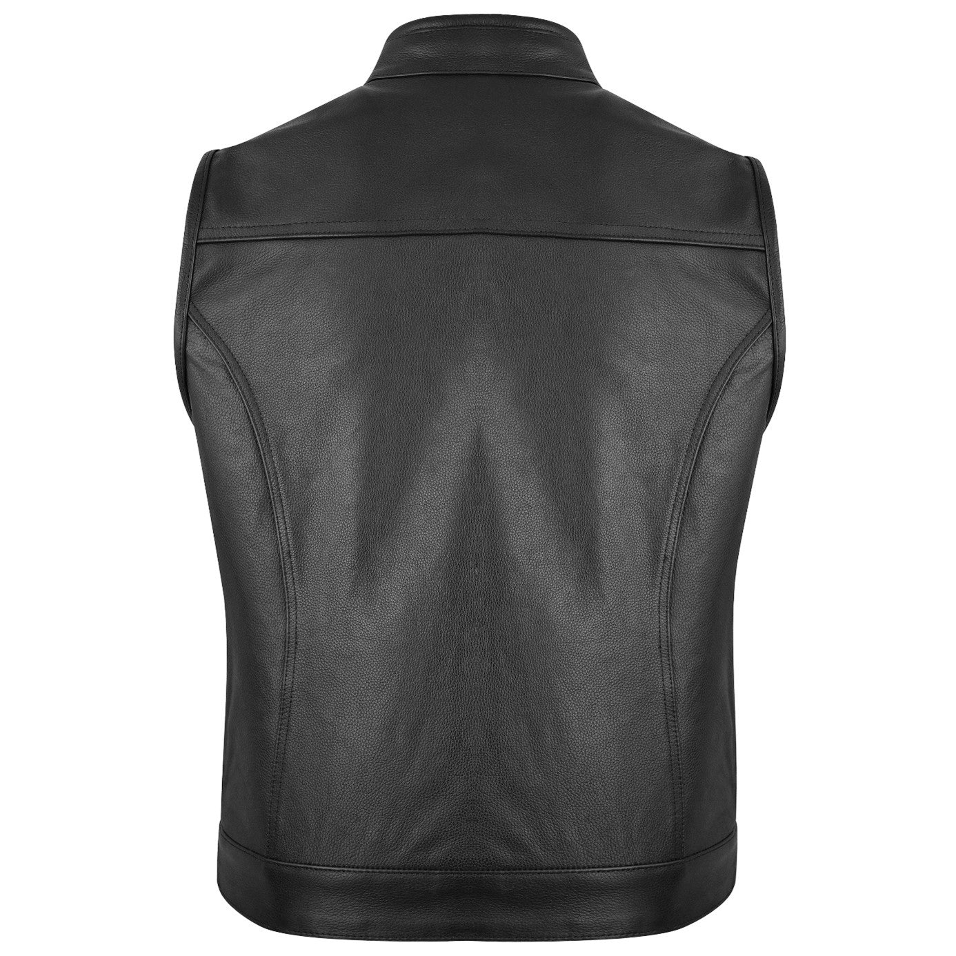 leren biker vest heren Urban 5884 Luka achterkant