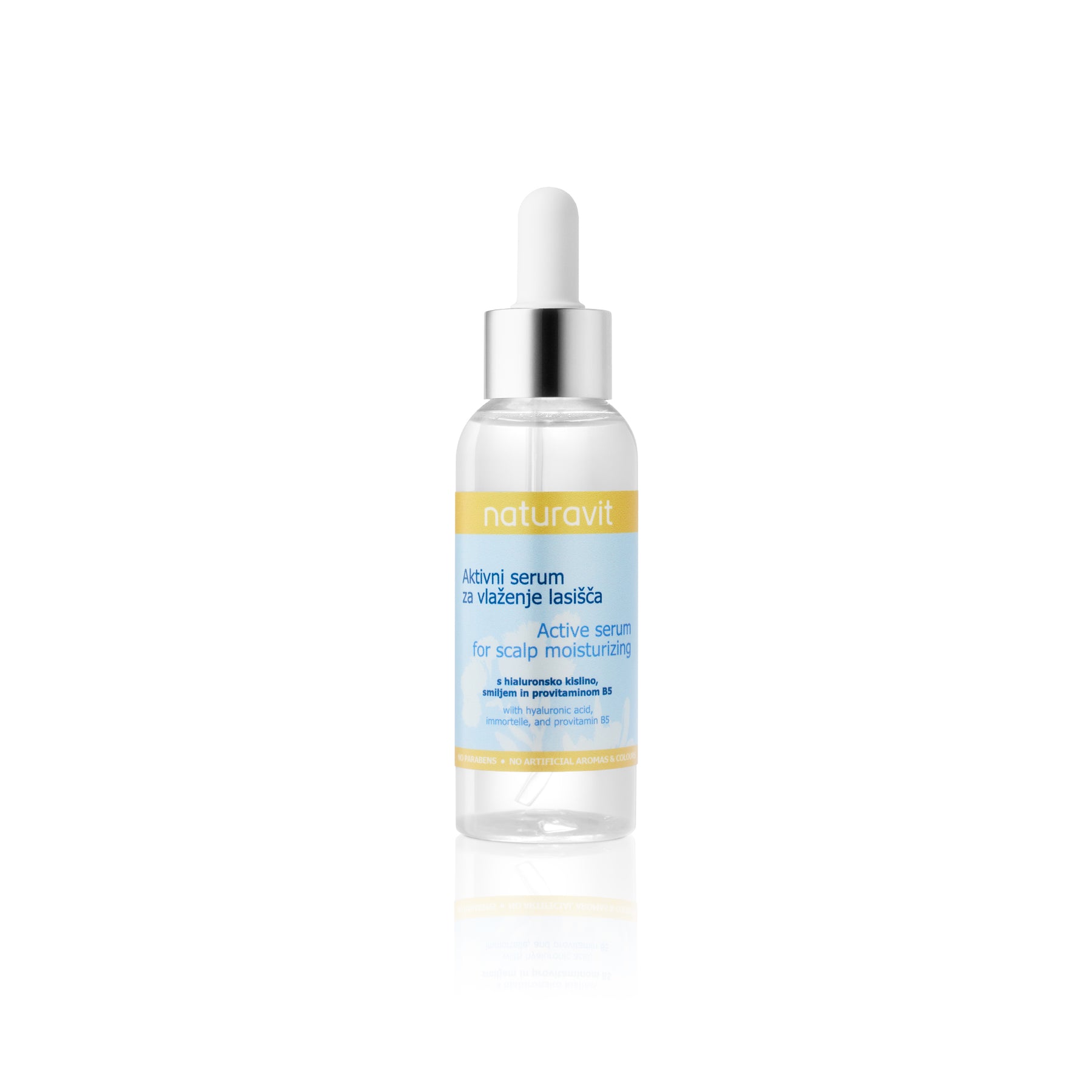 Aktivni serum Naturavit za intenzivno vlaženje in ravnovesje lasišča