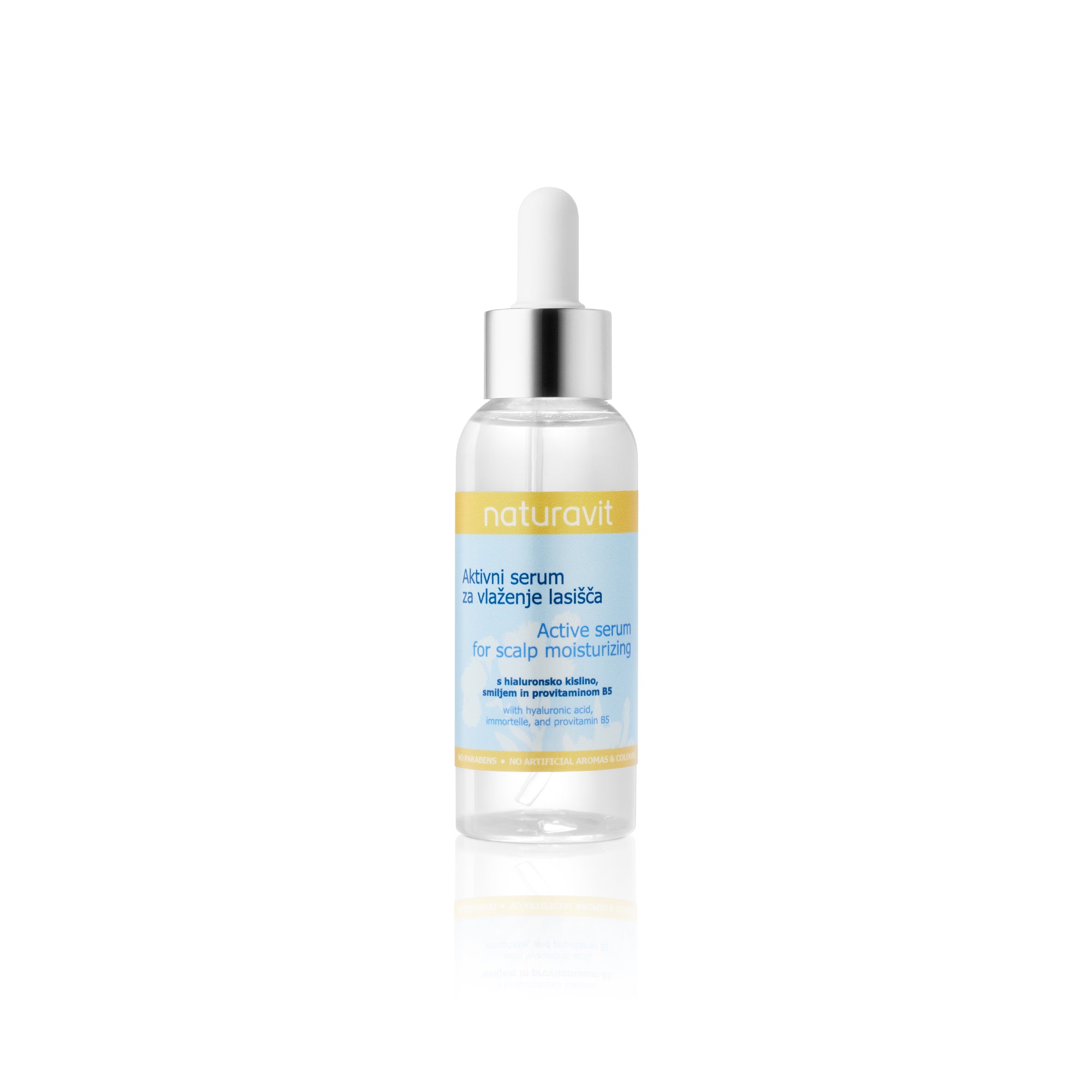 Aktivni serum Naturavit za intenzivno vlaženje in ravnovesje lasišča