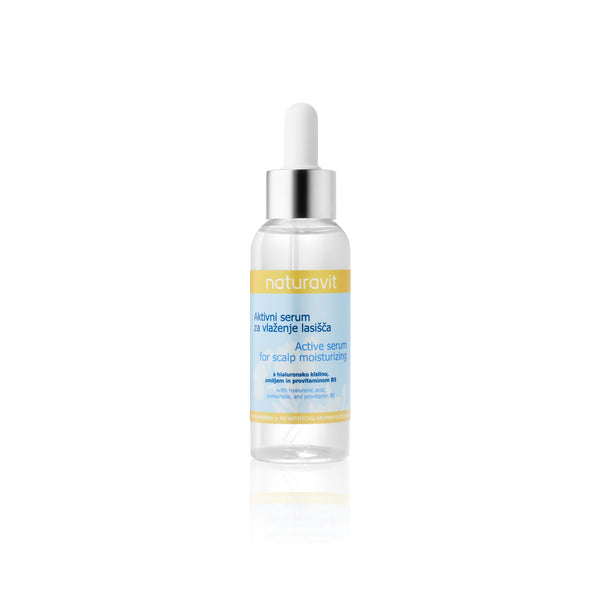Aktivni serum Naturavit za intenzivno vlaženje in ravnovesje lasišča