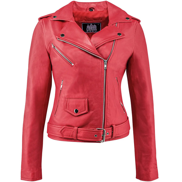 Alice Leather Women's Jacket Red