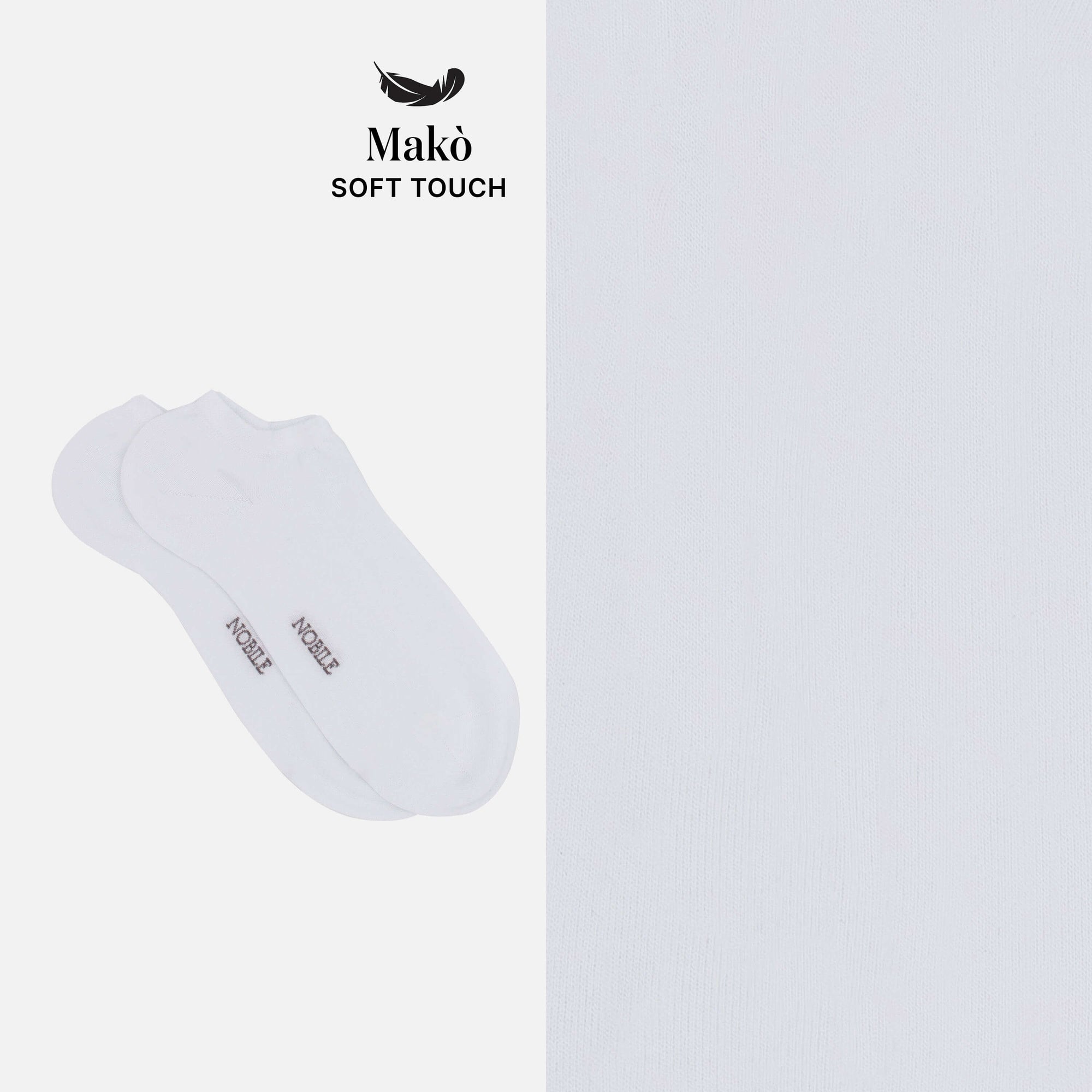 Ankle socks in soft Makò cotton - Solid color