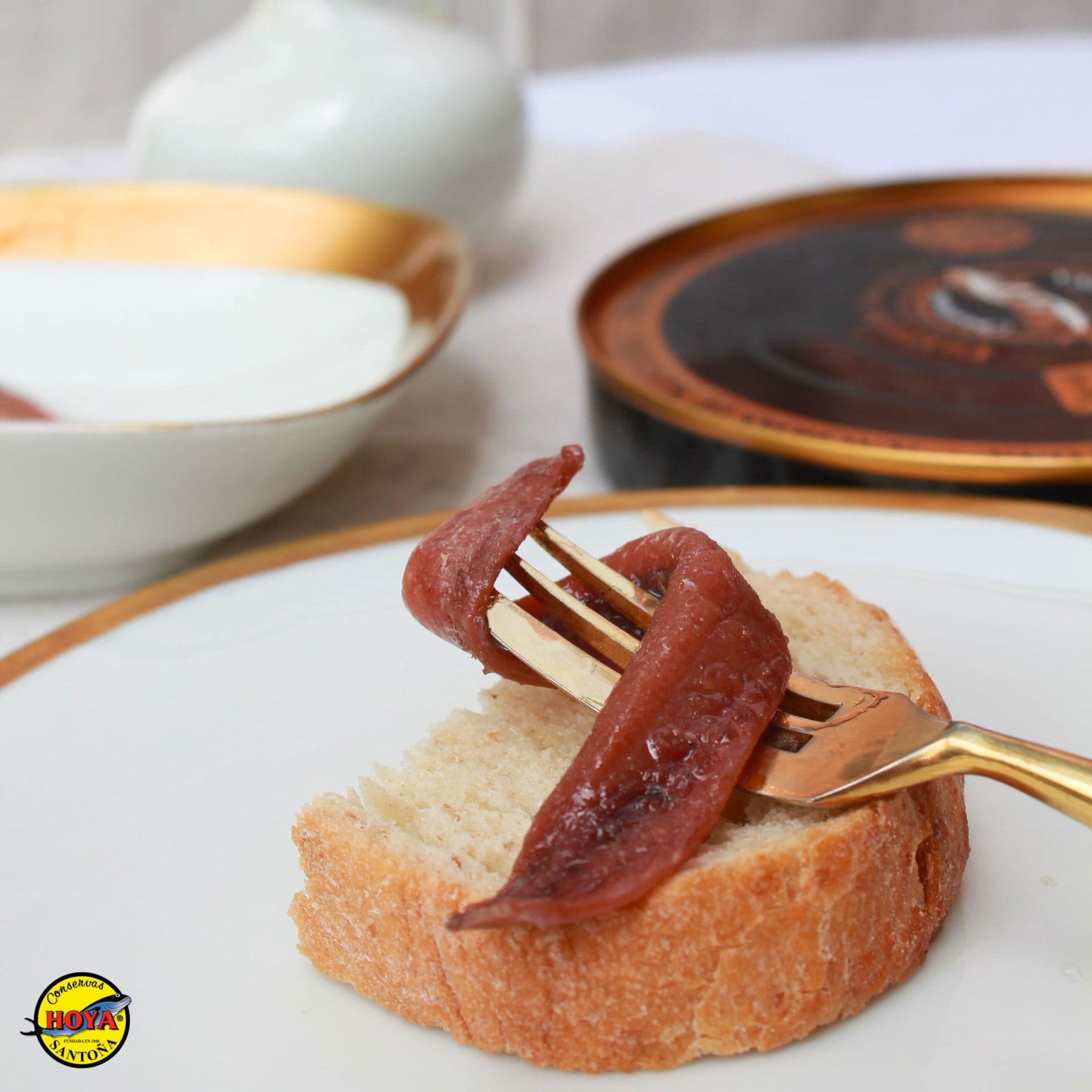 Cantabrian Anchovies in Olive Oil HOYA GOLD SERIES 500g
