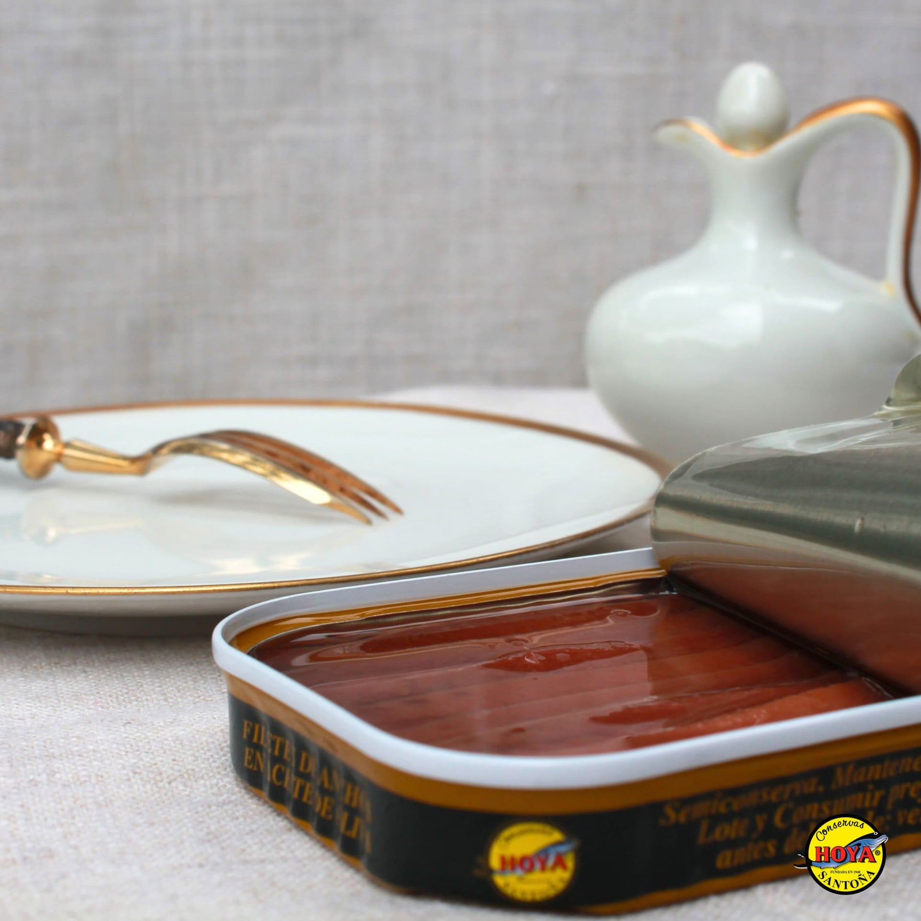 Cantabrian Anchovies in Olive Oil HOYA GOLD SERIES 78g