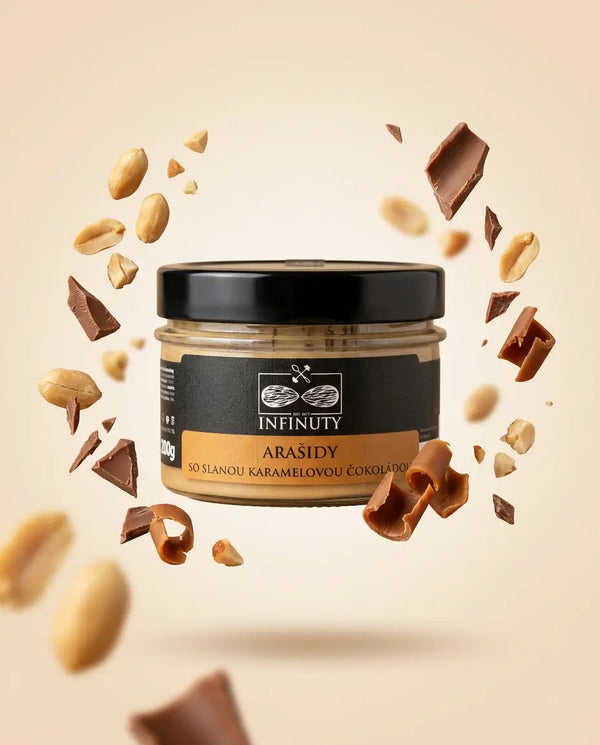 Peanuts with salted caramel chocolate