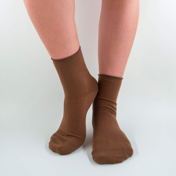 Ariel - No-stress solid color sock