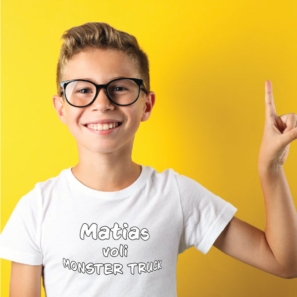 T-shirt - Boys' - Design it yourself - Wishes