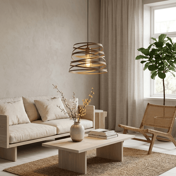 Lámpara Colgante Chericoni Asti - 1 luz - Ø 35cm - Latón - Hecha de Hierro y Metal