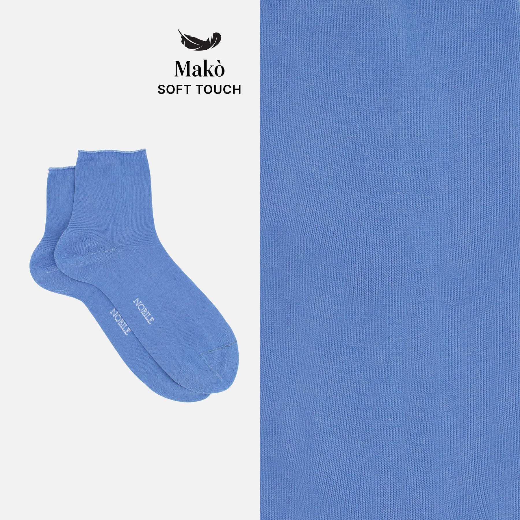 Ariel - No-stress solid color sock