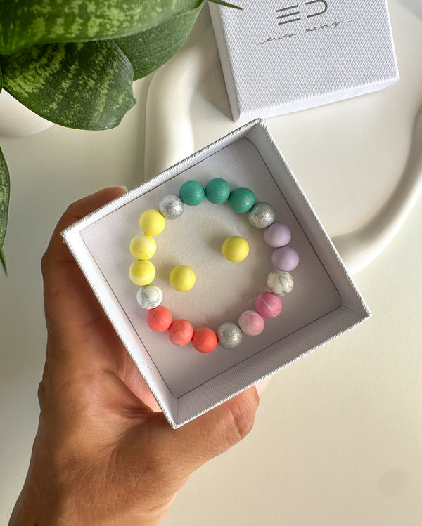 Bracelet, earrings | BULB LIMITED | colorful #1
