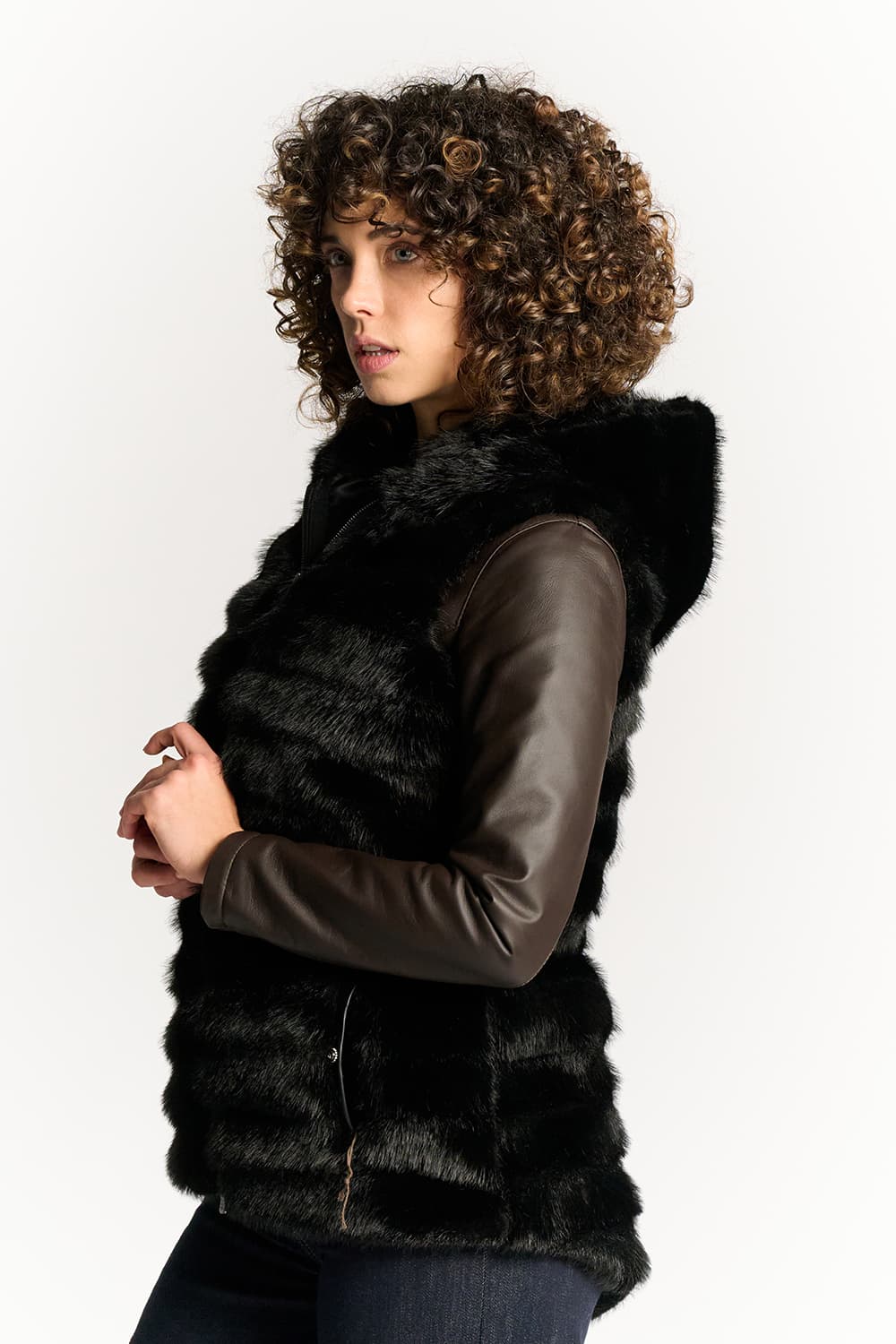 Čierny Cortina Gilet