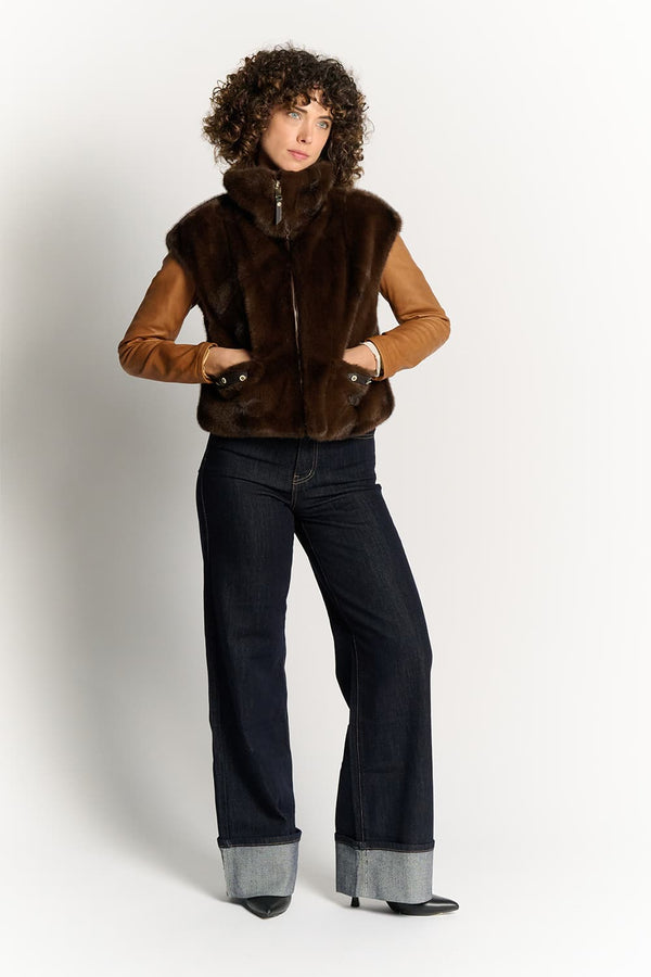 Cervinia Chocolate Gilet