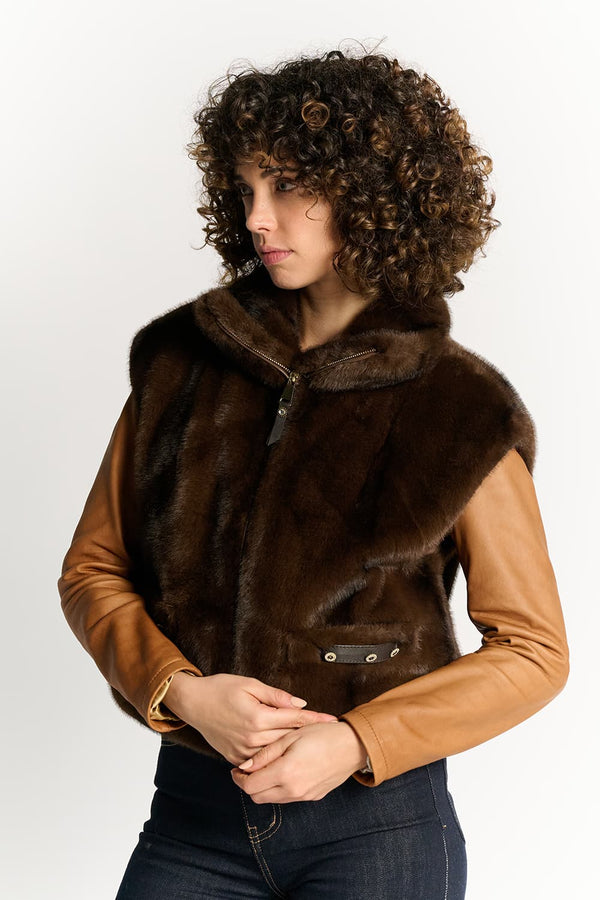 Gilet Cervinia Cioccolato